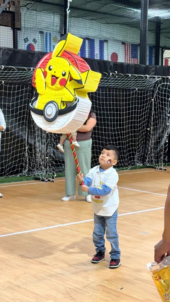 Kids birthday party with piñata at Westchester Sports Arena